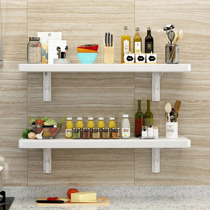 Wall-mounted Folding Dining Table Household Kitchen Simple Eating Wall Multifunctional Rectangular Board Desktop Organizer