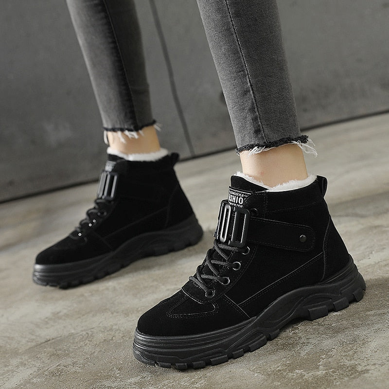 Warm Winter Snow Boots 2021 New Waterproof Women Boots Winter Shoes Fashion Casual Sneakers Woman Platform Shoes Ankle Booties