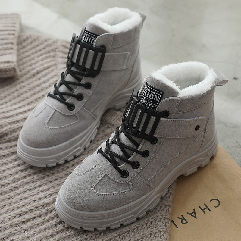 Warm Winter Snow Boots 2021 New Waterproof Women Boots Winter Shoes Fashion Casual Sneakers Woman Platform Shoes Ankle Booties