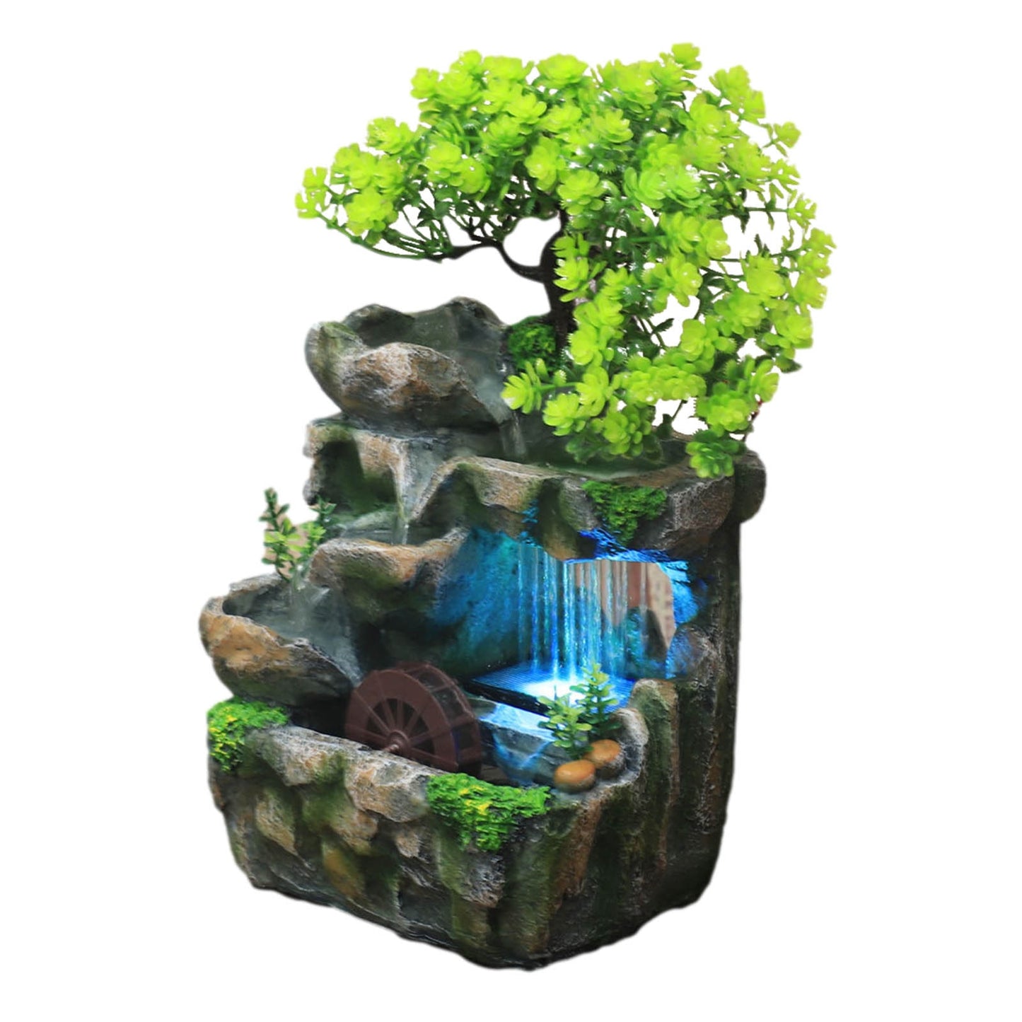 Waterfall Fountain Desktop Fountain Without Atomizer Light and s
Strong Hand-carved and Handmade Exquisite Desktop Decoration