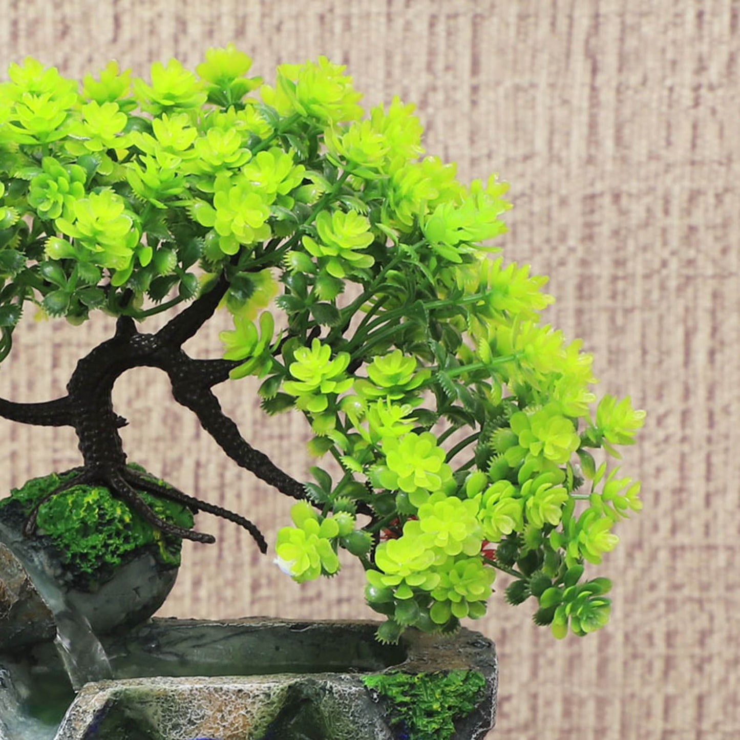 Waterfall Fountain Desktop Fountain Without Atomizer Light and s
Strong Hand-carved and Handmade Exquisite Desktop Decoration
