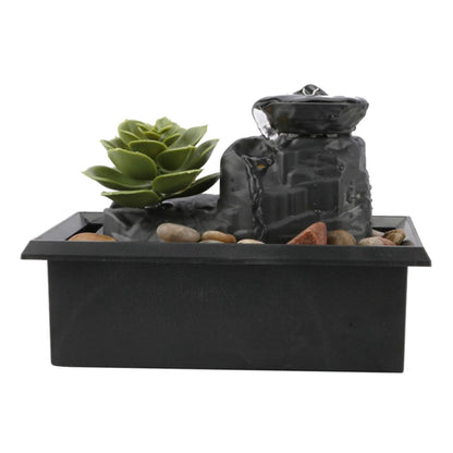Waterfall Scene Tabletop Feng Shui Meditation Waterfall Fountain