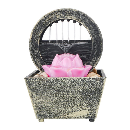 Waterfall Scene Tabletop Feng Shui Meditation Waterfall Fountain