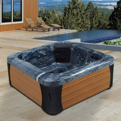 Whirlpool Outdoor Hydro SPA Swimming Pool Hot Tub Massage Soaking Bathtub M-3397