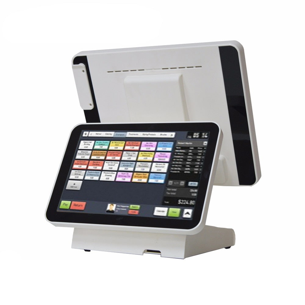 Windows pos systems 15" Pos Terminal Pos Systems Epos All In One Capacitive For restaurant