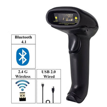 Load image into Gallery viewer, Wireless 1D Barcode Handheld Scanner MJ-2030 Symcode 4GHz Wireless Barcode Reader Wireless Transfer Distance for Pos Terminal
