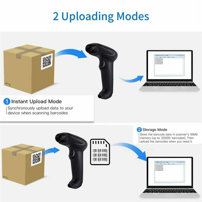 Wireless 1D Barcode Handheld Scanner MJ-2030 Symcode 4GHz Wireless Barcode Reader Wireless Transfer Distance for Pos Terminal