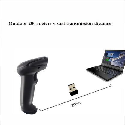 Wireless 1D Barcode Handheld Scanner MJ-2030 Symcode 4GHz Wireless Barcode Reader Wireless Transfer Distance for Pos Terminal