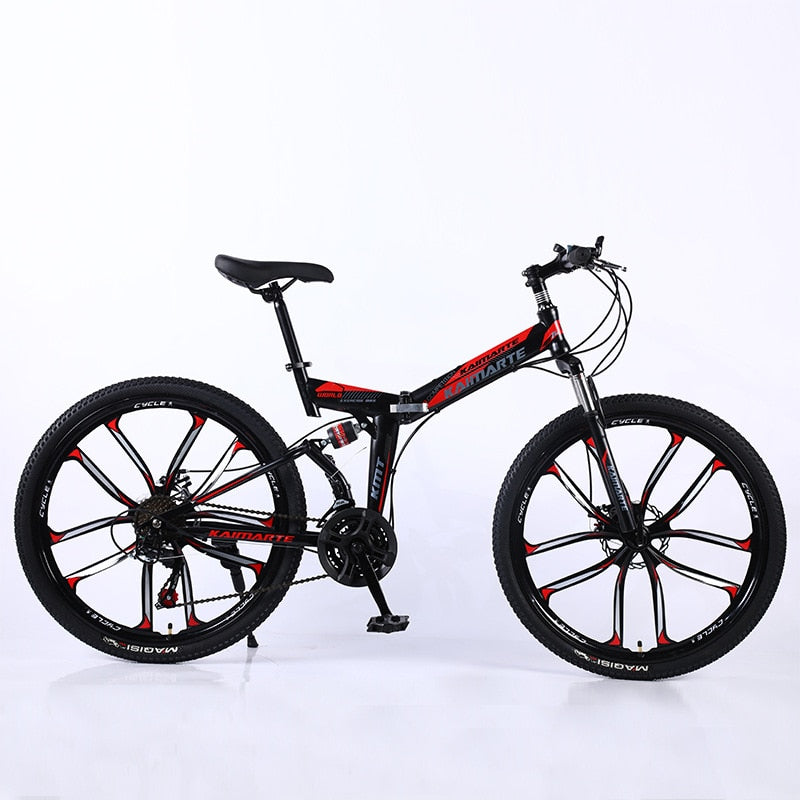 WolFAce Road Bikes Racing Bicycle Foldable Bicycle Mountain Bike 26/24 Inch Steel 21/24/27 Speed Bicycles Dual Disc Brakes