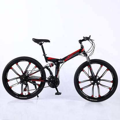 WolFAce Road Bikes Racing Bicycle Foldable Bicycle Mountain Bike 26/24 Inch Steel 21/24/27 Speed Bicycles Dual Disc Brakes