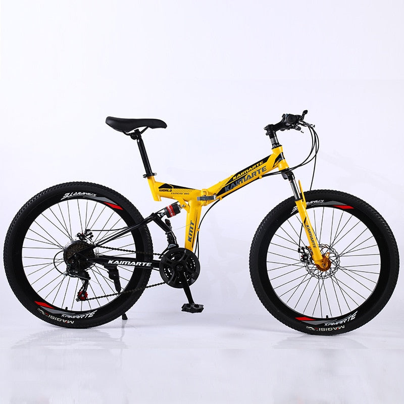 WolFAce Road Bikes Racing Bicycle Foldable Bicycle Mountain Bike 26/24 Inch Steel 21/24/27 Speed Bicycles Dual Disc Brakes