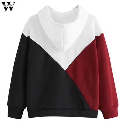 Womail Women's Hoodie Sweater Regular Full Letter Hooded Autumn Letters Hooded Pullover Women Sweatshirts Sudadera XS XL