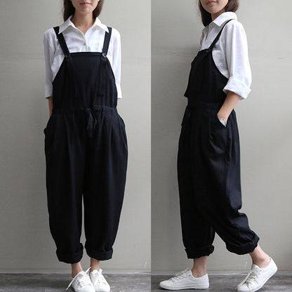 Womail Jumpsuit Women Summer Casual Plus Size Oversized Dungaree Jumpsuits Bib Loose Long Trousers fashion 2019  M1