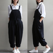 Cargar imagen en el visor de la galería, Womail Jumpsuit Women Summer Casual Plus Size Oversized Dungaree Jumpsuits Bib Loose Long Trousers fashion 2019  M1
