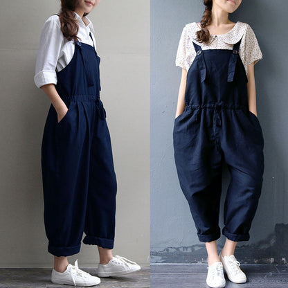 Womail Jumpsuit Women Summer Casual Plus Size Oversized Dungaree Jumpsuits Bib Loose Long Trousers fashion 2019  M1