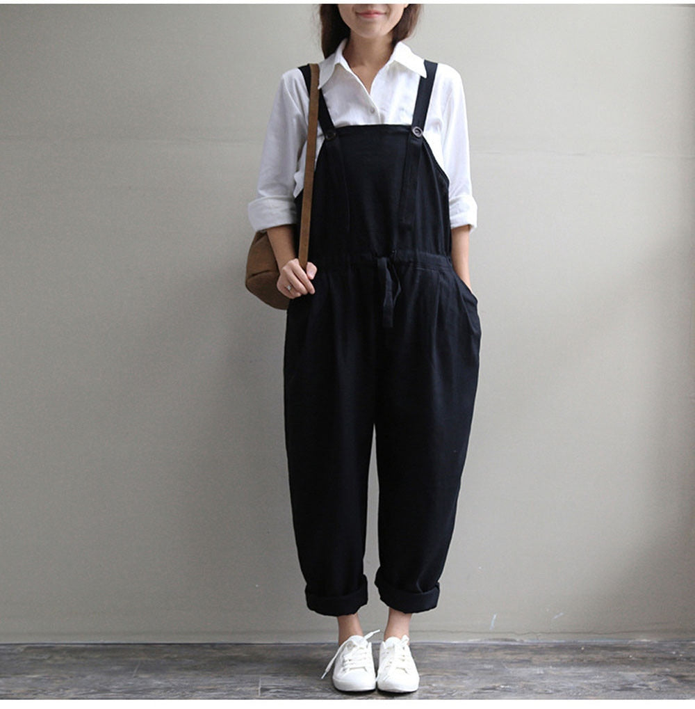 Womail Jumpsuit Women Summer Casual Plus Size Oversized Dungaree Jumpsuits Bib Loose Long Trousers fashion 2019  M1
