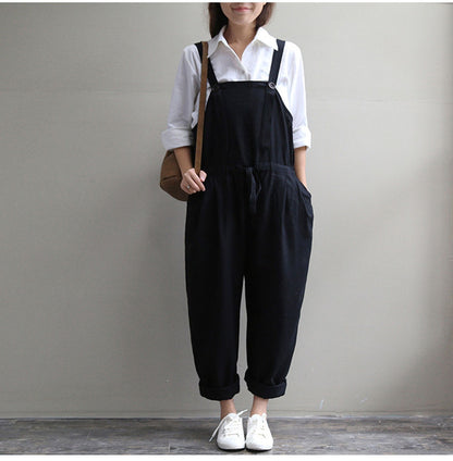 Womail Jumpsuit Women Summer Casual Plus Size Oversized Dungaree Jumpsuits Bib Loose Long Trousers fashion 2019  M1