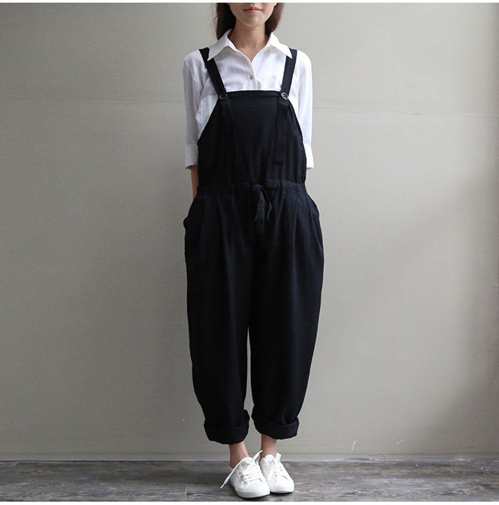 Womail Jumpsuit Women Summer Casual Plus Size Oversized Dungaree Jumpsuits Bib Loose Long Trousers fashion 2019  M1