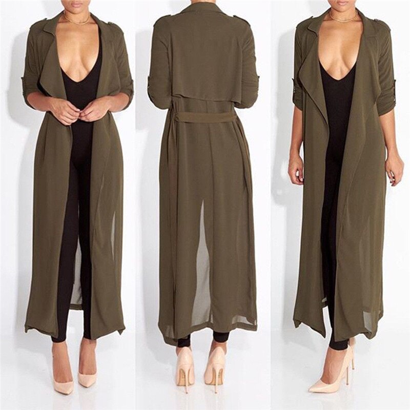 Women Casual Vintage Kimono Cardigan Ladies 2018 Summer Long Crochet Chiffon Kimono preto Loose Solid printed Blouse Tops Black