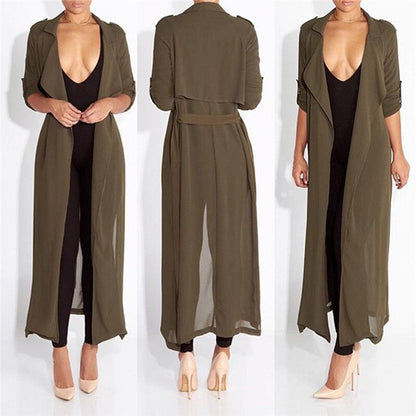 Women Casual Vintage Kimono Cardigan Ladies 2018 Summer Long Crochet Chiffon Kimono preto Loose Solid printed Blouse Tops Black