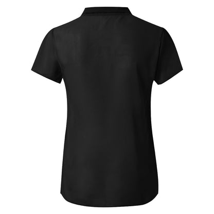 Women Elegant Blouse Short Sleeve Bow Chiffon Shirts Summer Tops Office Shirts Chemisier Femme Womens Tops And Blouses