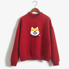 將圖片載入圖庫檢視器 Women Harajuku Sweater Fleece Autumn Kawaii Cute Japanese Anime Shiba Innu Pullover Kpop Sweatshirt Moletom sudadera mujer
