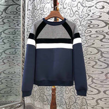 Load image into Gallery viewer, Women&#39;s New Contrast Color Striped Sports Leisure Knitted Sweater
