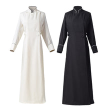 将图片加载到图库查看器，Women&#39;s Priest Cassock Choir Minister Robe Clergy Pulpit Liturgical Vestment
