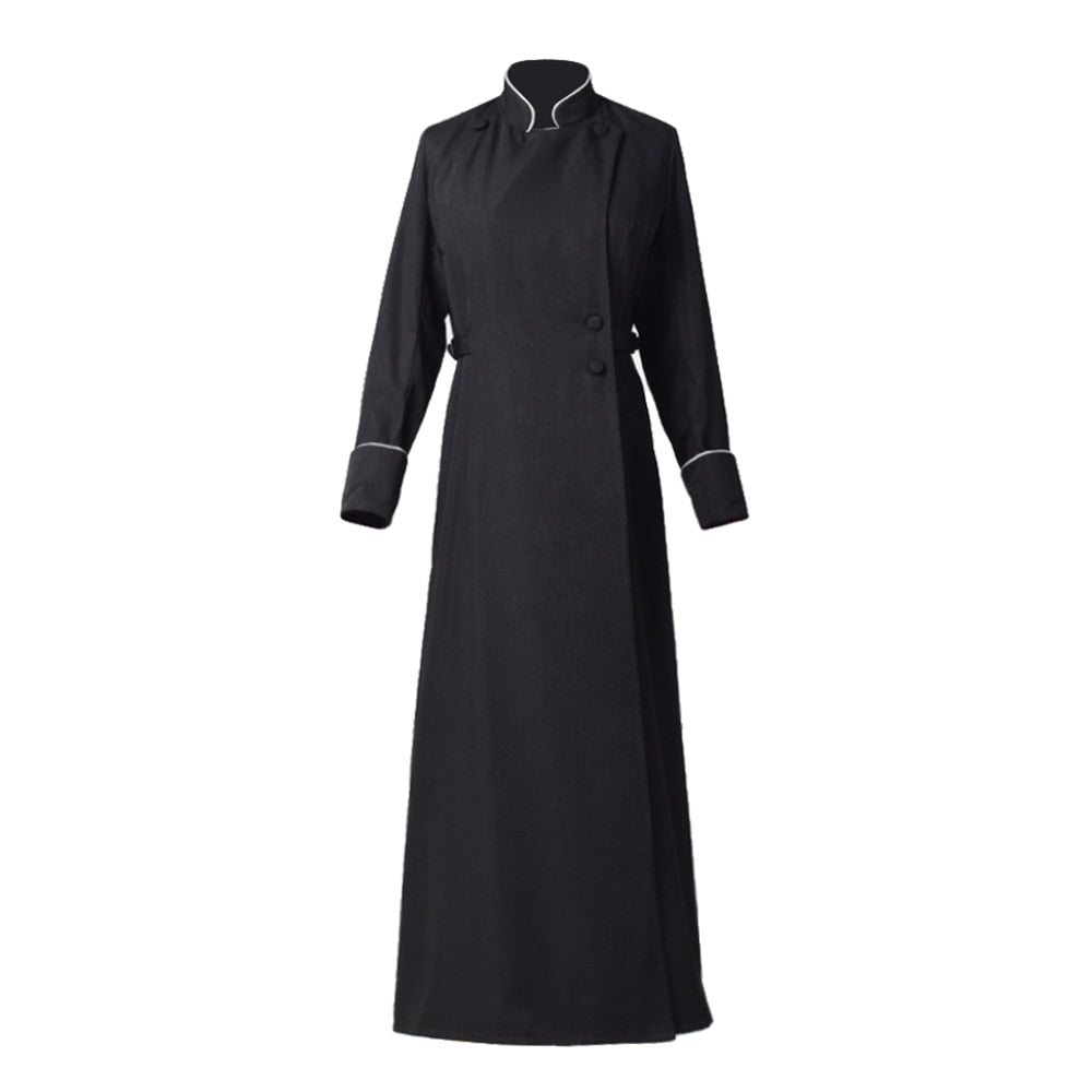 Women's Priest Cassock Choir Minister Robe Clergy Pulpit Liturgical Vestment