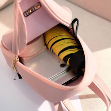 Load image into Gallery viewer, Women&#39;s Mini Backpack Luxury PU Leather Kawaii Backpack Cute Graceful Bagpack Small School Bags for Girls Bow-knot Leaf Hollow
