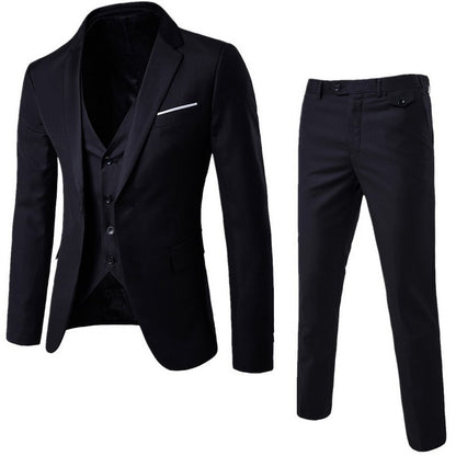 Men's Suit Groom Wedding Prom Suit Green Slim Fit Tuxedo Men Formal Business Work Office Suits 3 Piece Set (Jacket, Pants, Vest)