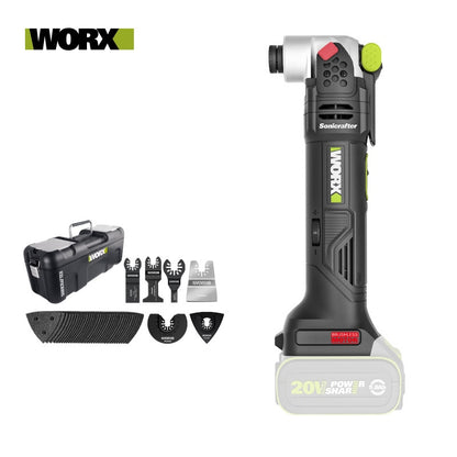 Worx WU690 20v Brushless motor Multifunction Tool Oscillating Multi-Tools Variable Speed Renovator with Tool Box