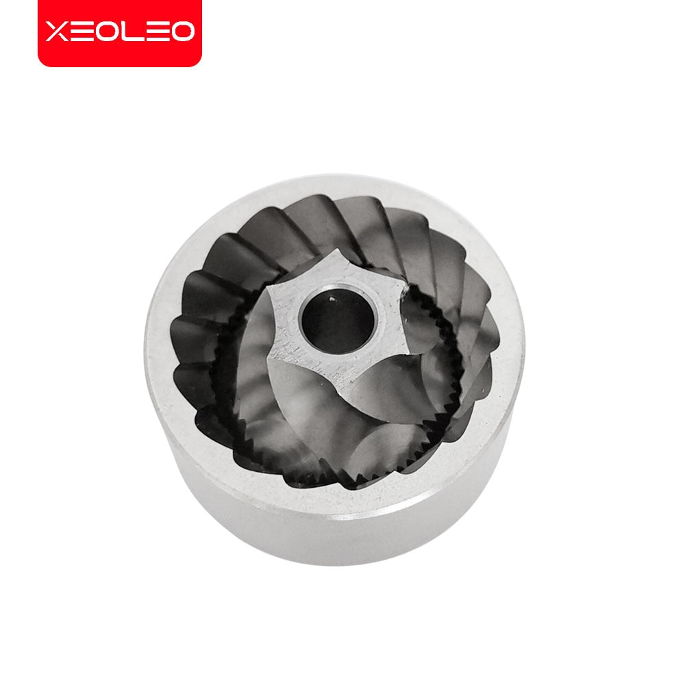 XEOLEO Manual Coffee Grinder 45MM Aluminum Coffee Miller Black/Brown/Silver/Gold 15g Mini Portable Coffee Milling Machine