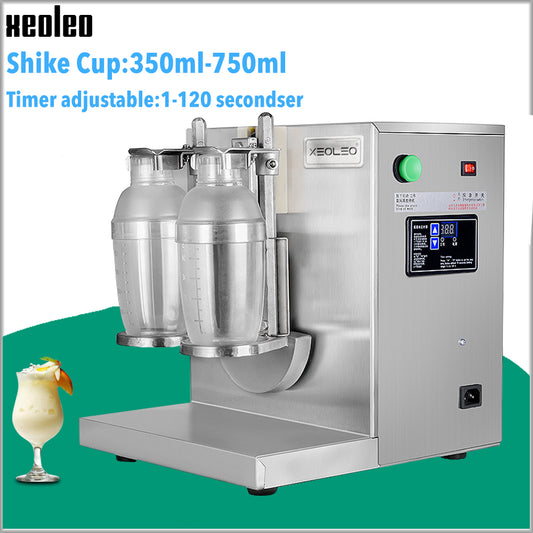 Xeoleo Boba Bubble Tea Shaker Double Cups shaker machine Milk Shaking Machine Bubble tea Machine