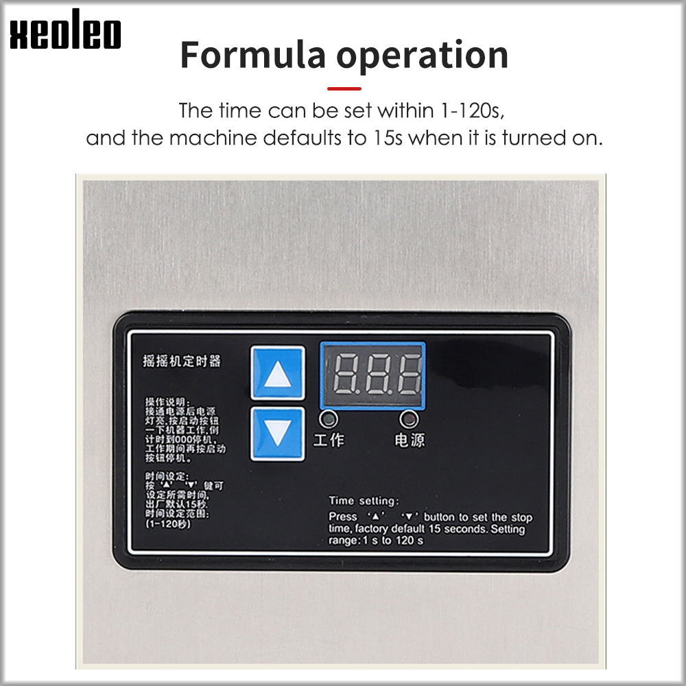 Xeoleo Boba Bubble Tea Shaker Double Cups shaker machine Milk Shaking Machine Bubble tea Machine