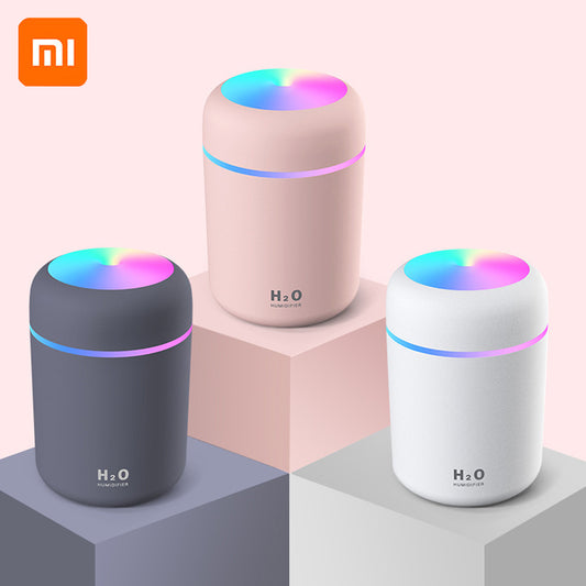 XiaoMi 300ml Portable Electric Air Humidifier Aromatherapy Oil Diffuser USB Cold Mist Sprayer Colorful Night Light for Home Car