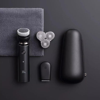 Xiaomi Mijia Men Electric Shaver S500C USB Rechargeable Washable Razor 3 in 1 Face cleaning Beard Sideburns Cutter Storage Box