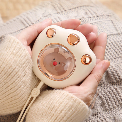 Xiaomi Mini Hand Warmer Heating USB Rechargeable Handy Warmer Heater Pocket Cartoon Electric Heater Warm Winter Gifts 2400mAh