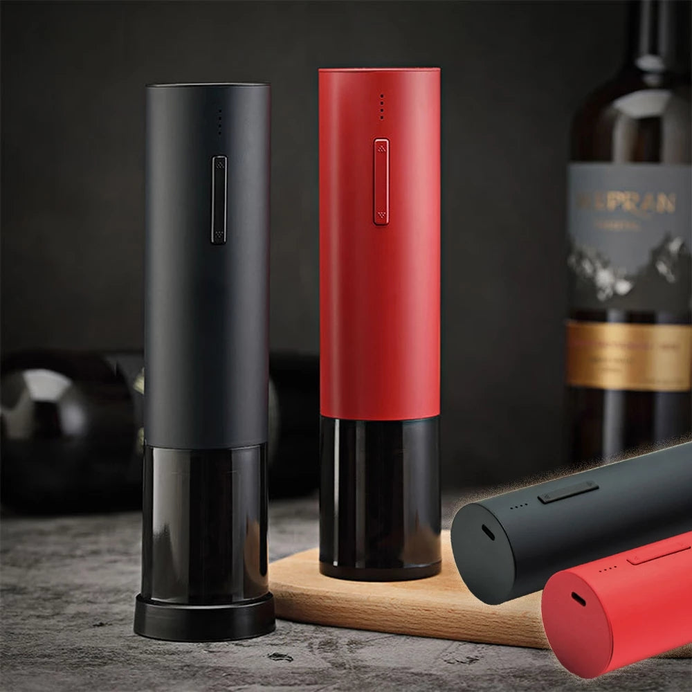 Xiaomi Rechargeable Electric Wine Opener Automatic Corkscrew Creative Wine Bottle Opener with USB Cable Home Bar Accessories