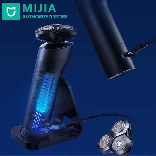Xiaomi S700 Shaver Mijia Electric Shavers Razor Beard Machine For Dry Wet Beard Cutter Head Trimmer Rechargeable razor for men
