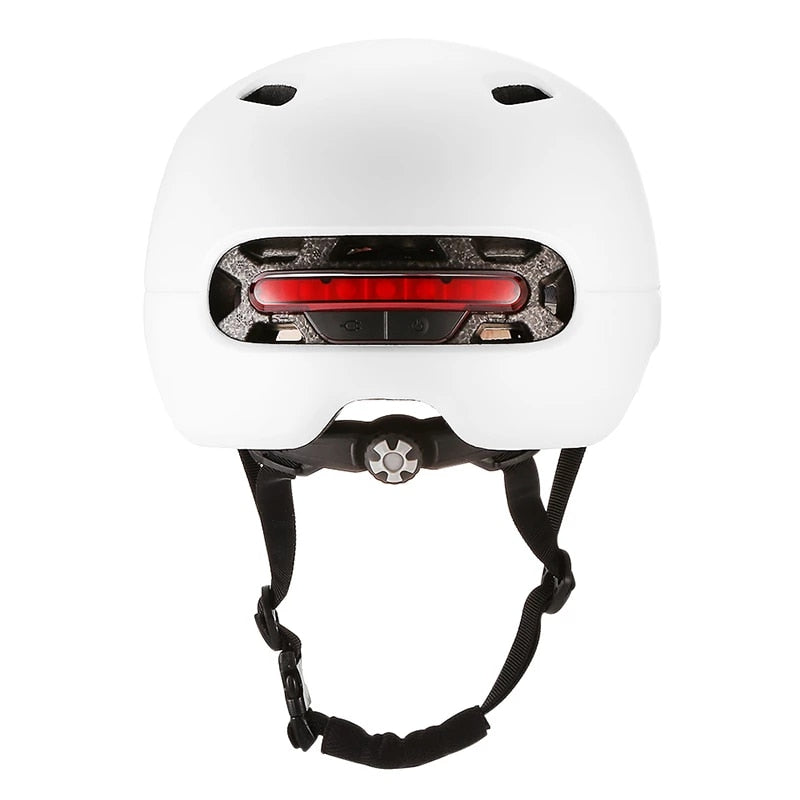 Xiaomi Smart4U Smart Flash Helmets Automatic Brake Warning Waterproof for Riding Scooter Electric Bicycle Mountain Road Helmets