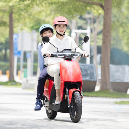 Xiaomi Smart4U Smart Flash Helmets Automatic Brake Warning Waterproof for Riding Scooter Electric Bicycle Mountain Road Helmets