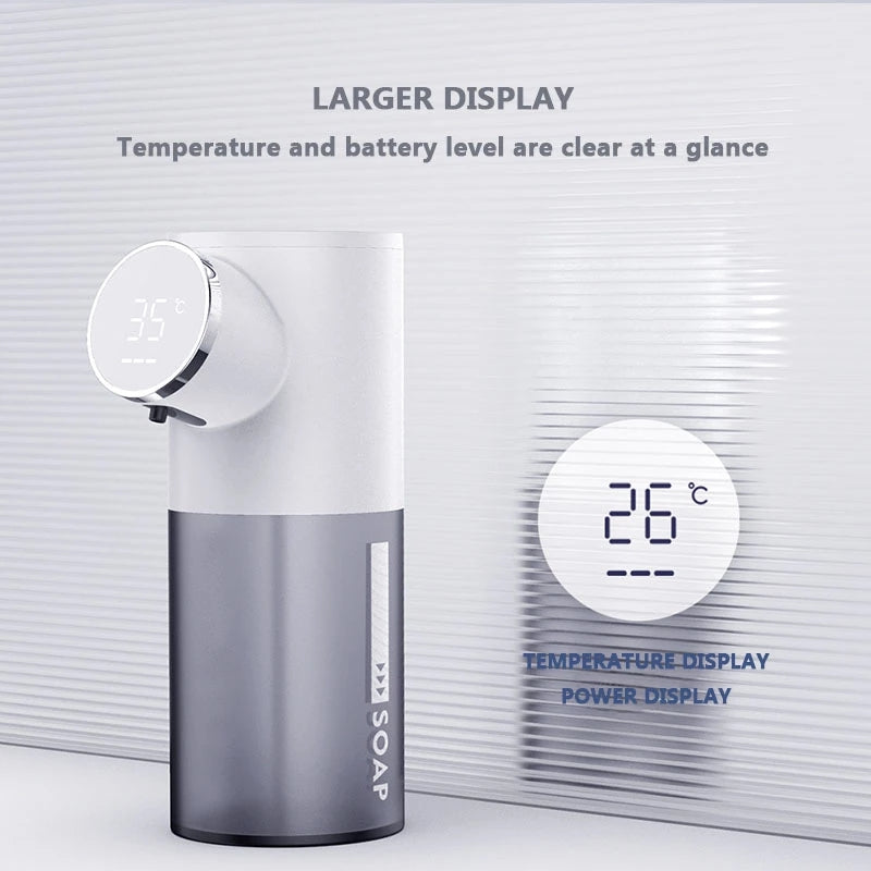 Xiaomi  Soap Disinfect Dispensers Automatic Display Temperature USB Rechargeable 320ml Liquid Digital Foam Hand Sanitizer