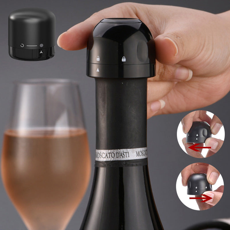 Xiaomi Vacuum Red Wine Bottle Cap Stopper Silicone Sealed Champagne Bottle Stopper Vacuum Retain Freshness Wine Plug Bar Tools