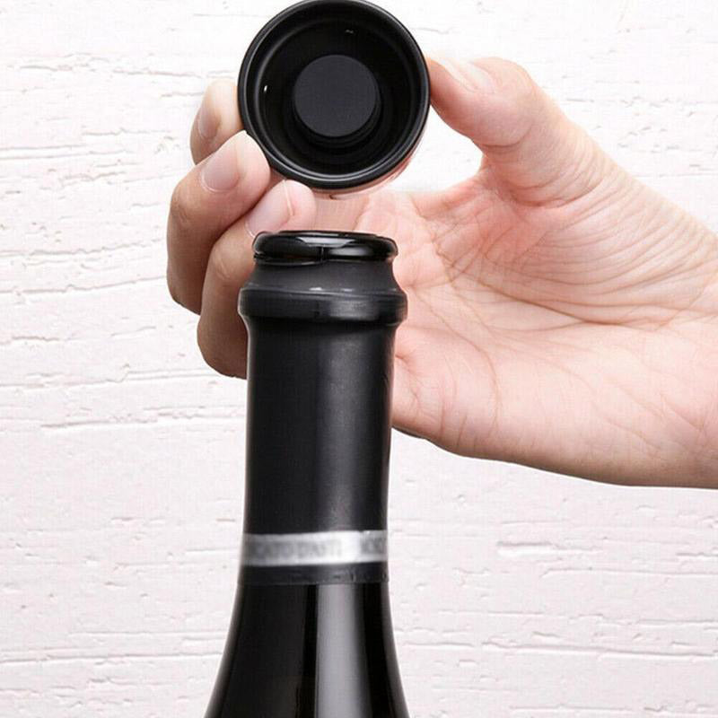 Xiaomi Vacuum Red Wine Bottle Cap Stopper Silicone Sealed Champagne Bottle Stopper Vacuum Retain Freshness Wine Plug Bar Tools