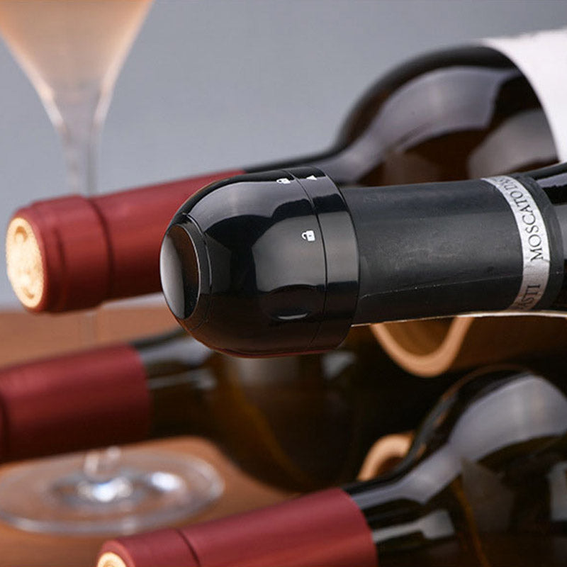 Xiaomi Vacuum Red Wine Bottle Cap Stopper Silicone Sealed Champagne Bottle Stopper Vacuum Retain Freshness Wine Plug Bar Tools