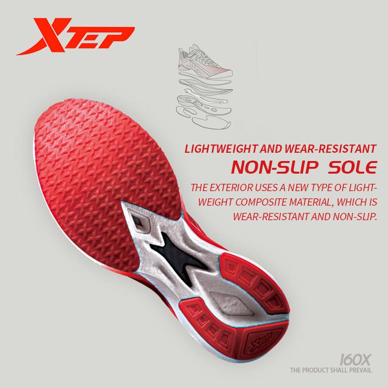 Xtep [Racing 160X] Men Running Shoes 2020 New Professional Lightweight Marathon Running Shoes 980119110557