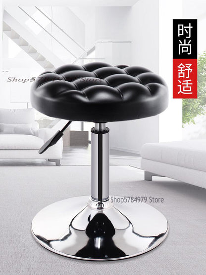 Yisong Bar Chair Modern Simple Bar Chair Lift Bar Table Chair Front Desk High Foot Bar Stool Back Beauty Round Stool