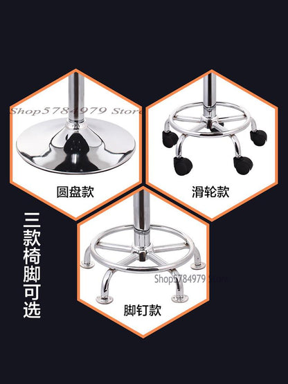 Yisong Bar Chair Modern Simple Bar Chair Lift Bar Table Chair Front Desk High Foot Bar Stool Back Beauty Round Stool