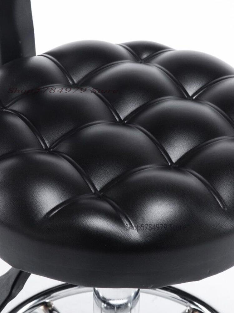 Yisong Bar Chair Modern Simple Bar Chair Lift Bar Table Chair Front Desk High Foot Bar Stool Back Beauty Round Stool